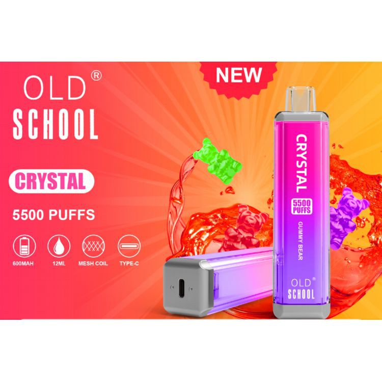Crystal 5500 Puffs vape tafladwy